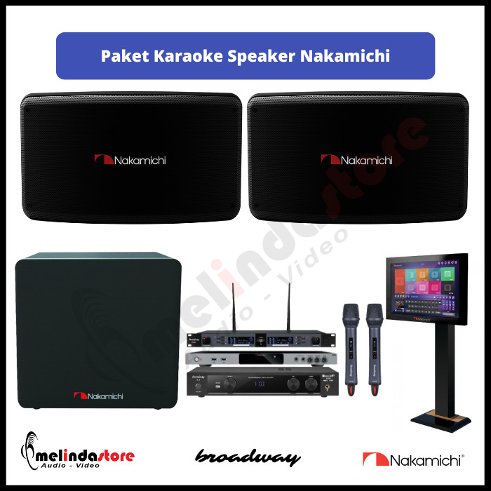 Paket Karaoke Speaker Nakamichi